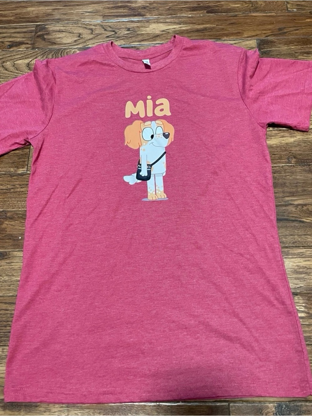 Small Shop Adult Medium Etsy Bluey Mia Shirt Tee Halloween